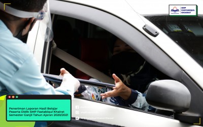 Penyerahan Hasil Belajar Peserta Didik SMP Fastabiqul Khairat Semester Ganjil Dilaksanakan Dengan Lantatur
